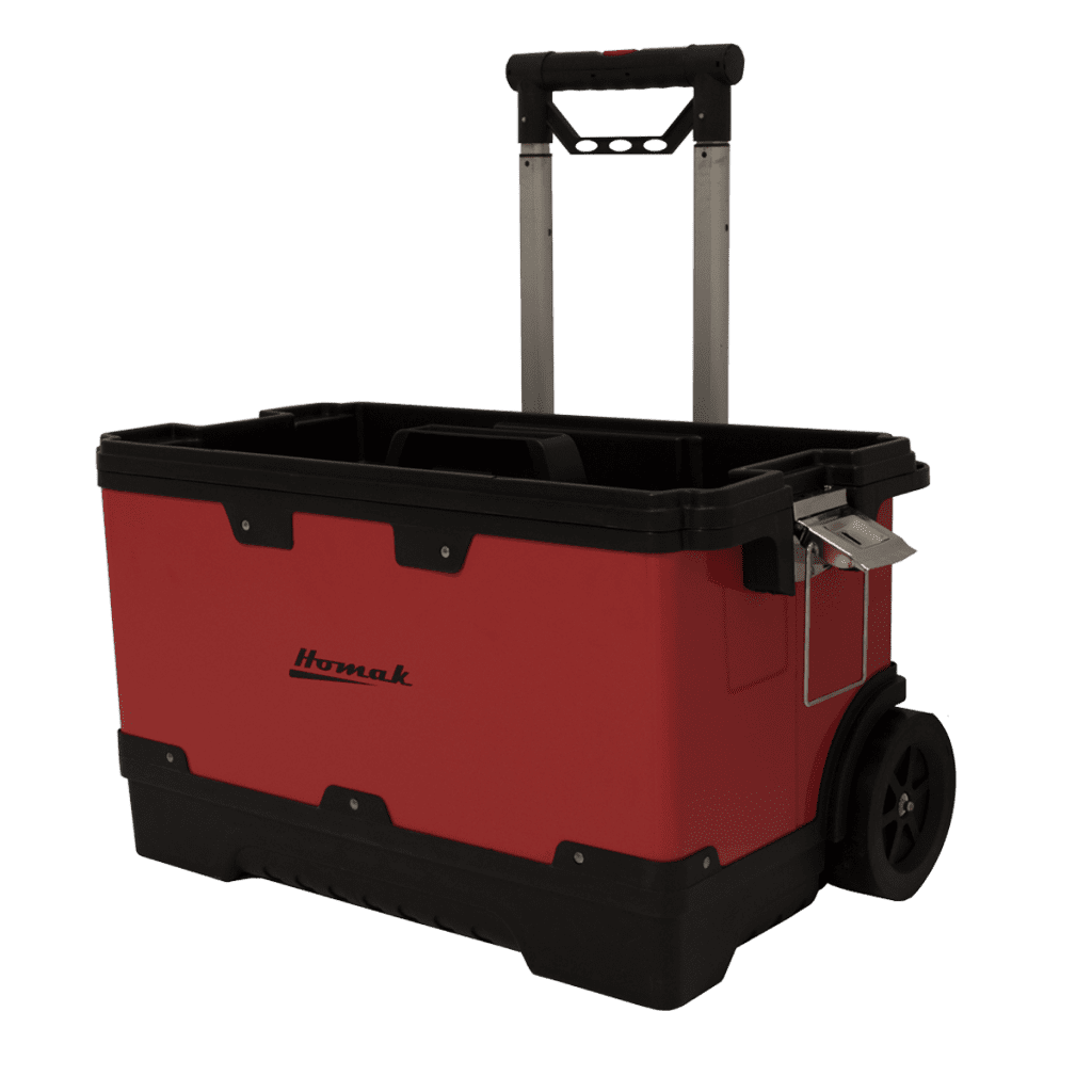 Red Metal Black Plastic Roll-Away Toolbox Combo Red Metal Black Plastic Roll-Away Toolbox Combo Roll Away Toolbox 3