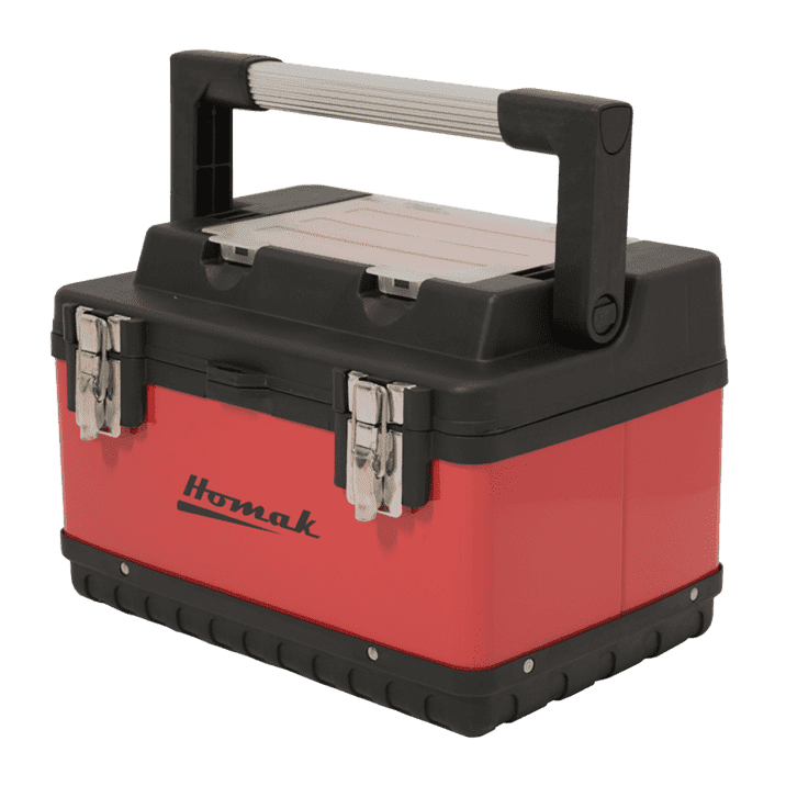 20″ Red Metal Black Plastic Hand Carry Toolbox 20″ Red Metal Black Plastic Hand Carry Toolbox Hand Carry 2