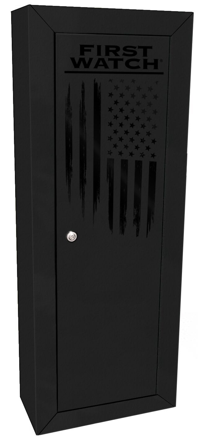 First Watch 8 Gun Steel Security Cabinet Flag First Watch 8 Gun Steel Security Cabinet Flag Free Shipping First Watch Gun Cabinets 2