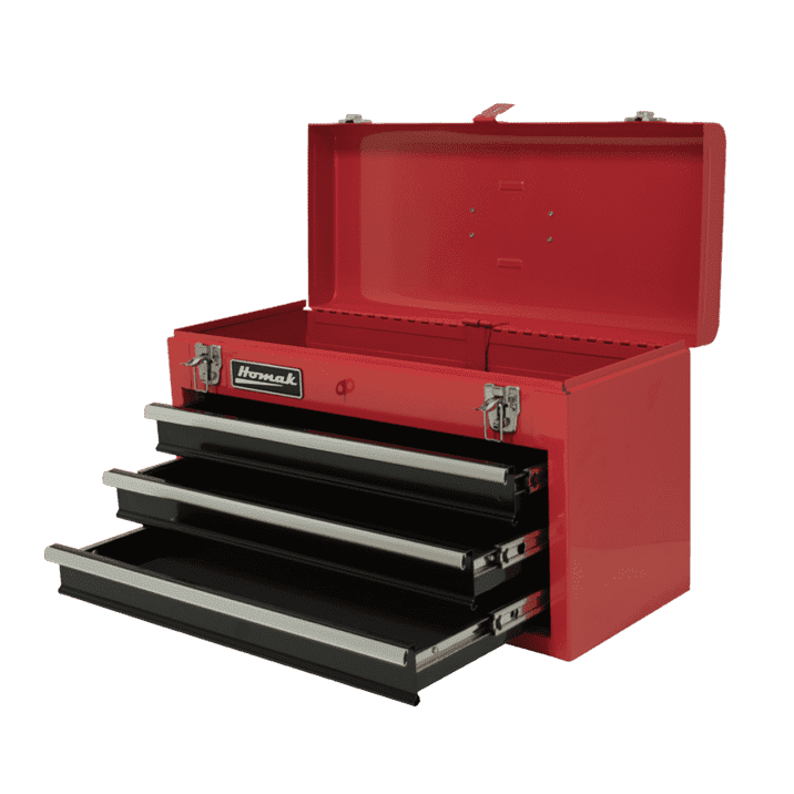 20″ Three Drawer Ball Bearing Toolbox 20″ Three Drawer Ball Bearing Toolbox Free Shipping Hand Carry 4