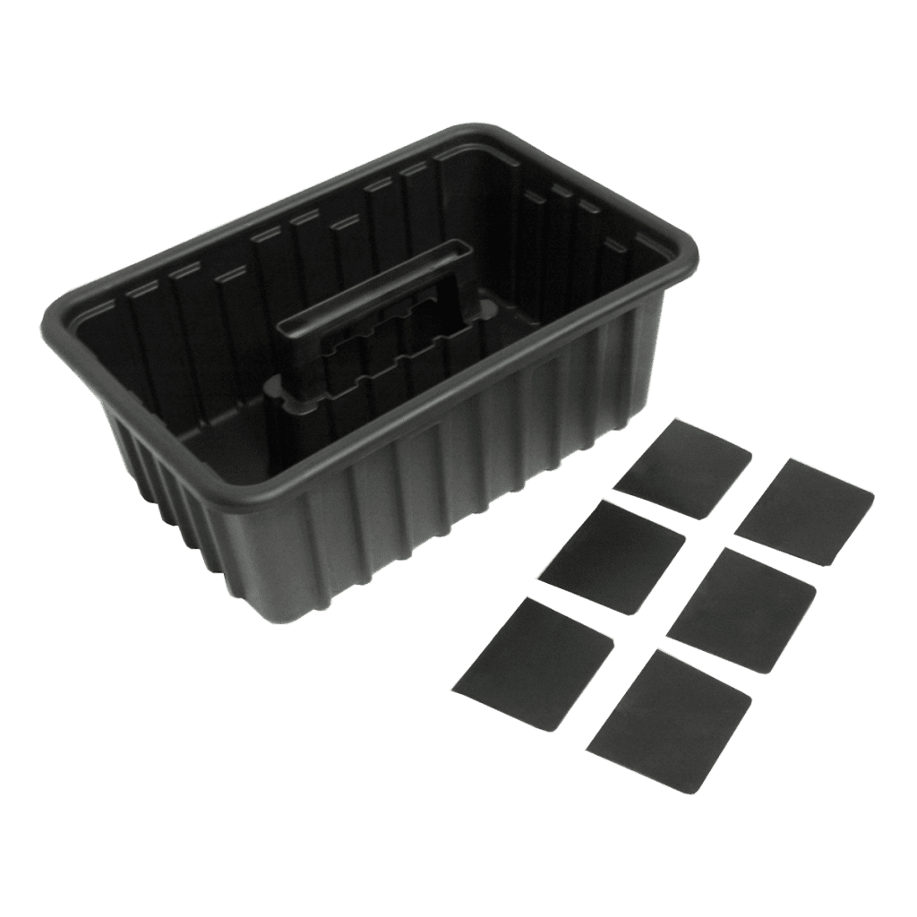 Plastic Organizer Tray with 6 Dividers Plastic Organizer Tray with 6 Dividers Organizer 2
