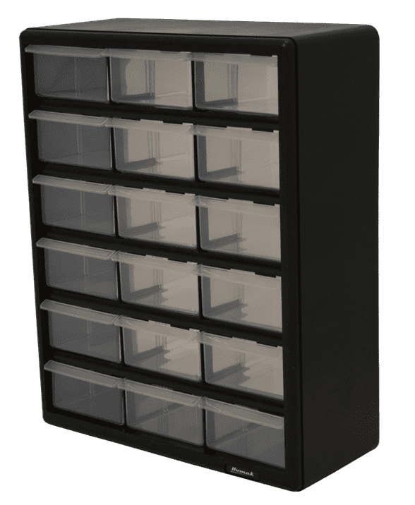 18 Drawer Parts Organizer with Drawers 18 Drawer Parts Organizer with Drawers Organizer 2