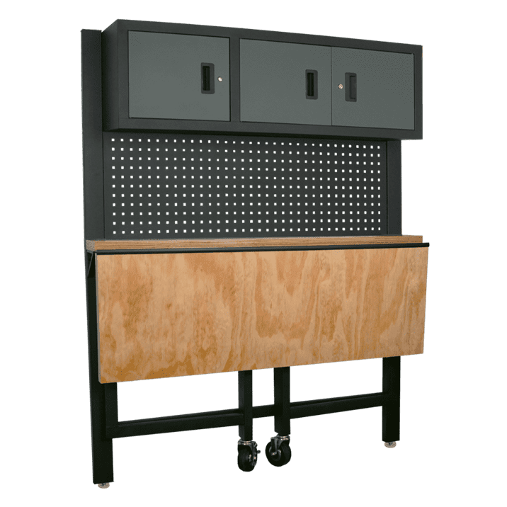 59″ Collapsible Garage Series 3 Door Workstation 59″ Collapsible Garage Series 3 Door Workstation Free Shipping Garage Series (Geneva) 3