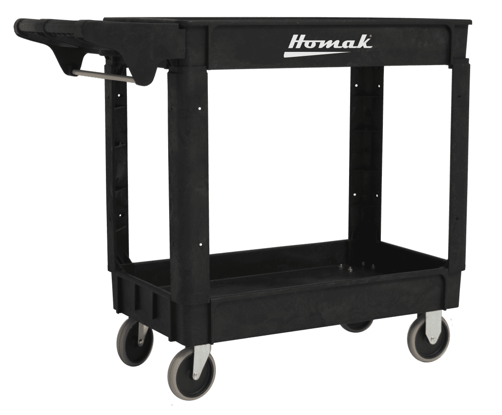 Poly Propylene 30” Service Cart Poly Propylene 30” Service Cart Free Shipping Plastic Service Carts 2