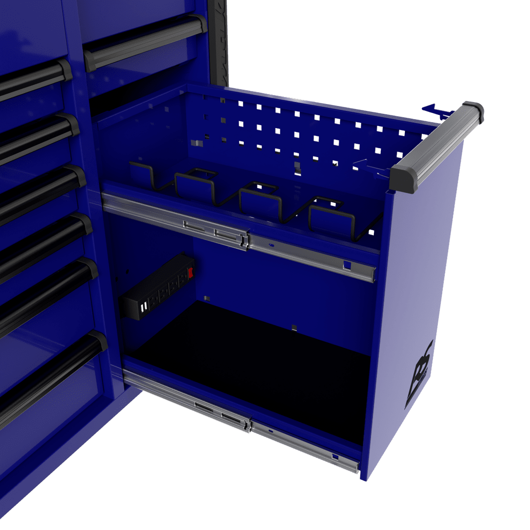 44″ RS Pro 9 Drawer Flip Top Power Service Cart w/ Workstation 44″ RS Pro 9 Drawer Flip Top Power Service Cart w/ Workstation Free Shipping RS Pro 7