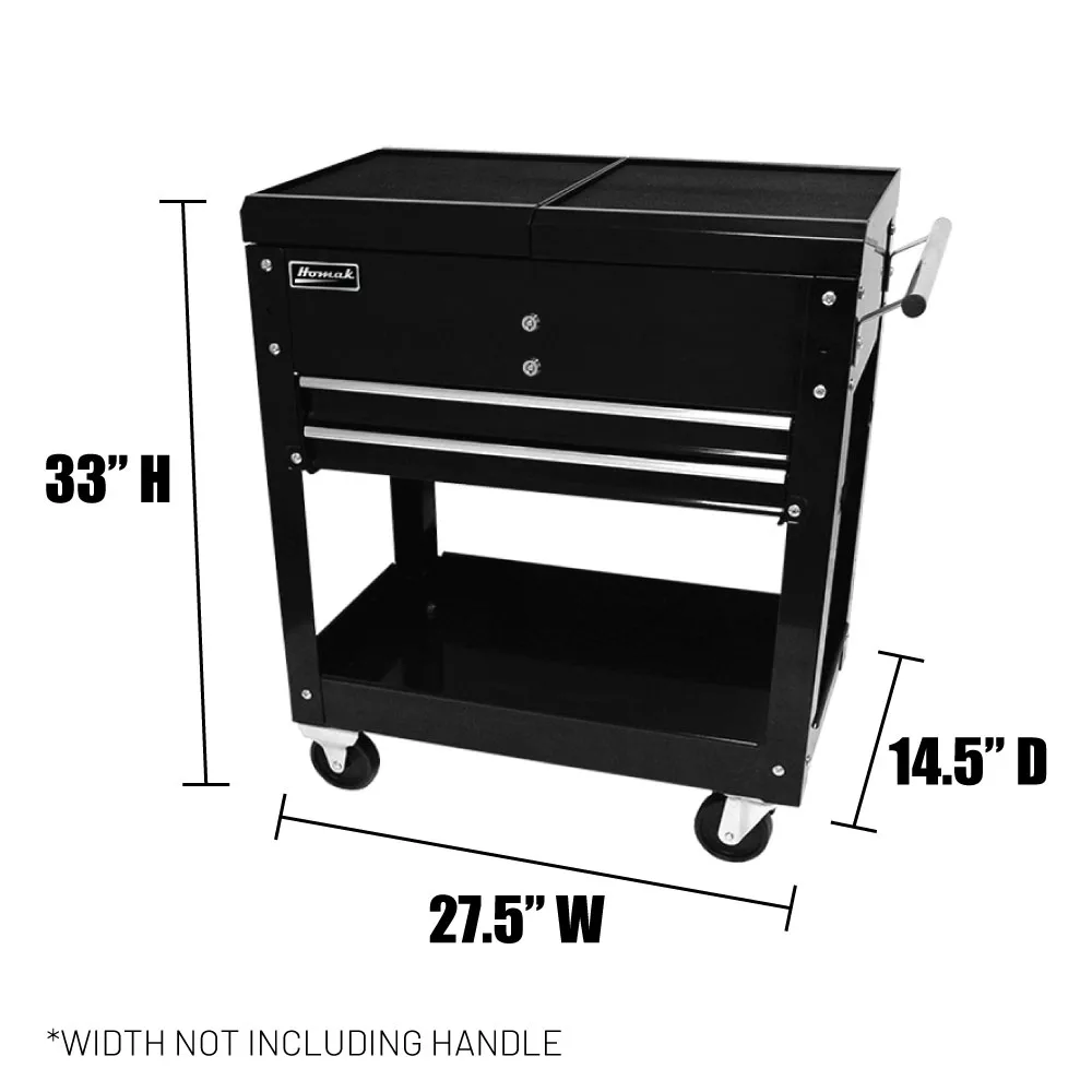 27″ Pro Series Two Drawer Slide Top Service Cart 27″ Pro Series Two Drawer Slide Top Service Cart Free Shipping Pro Series 3