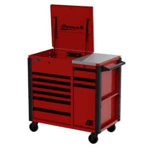 4 Drawer Service Cart with Flip Top | 35″ Pro Series